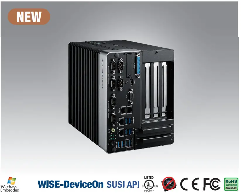 intel ARK-3532B LGA1200 Expansion Fanless Box PC -