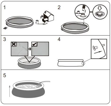 Bestway Fast Set 305 x 66 cm Inflatable Pool - 4