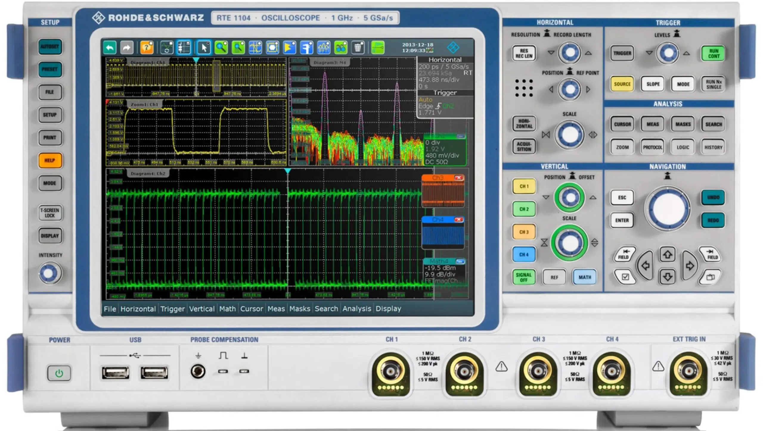 ROHDE SCHWARZ RTE1000 Series RTE Digital Oscilloscope