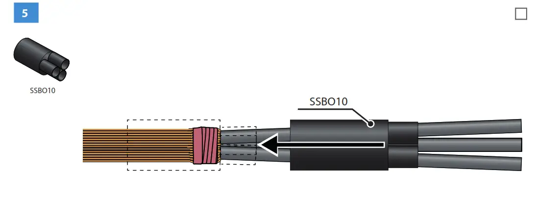 ENSTO HOT3 2412L Heat Shrink Outdoor Term- fig28