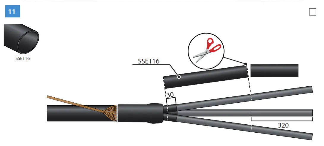 ENSTO HOT3 2412L Heat Shrink Outdoor Term- fig36