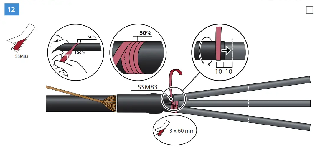ENSTO HOT3 2412L Heat Shrink Outdoor Term- fig37