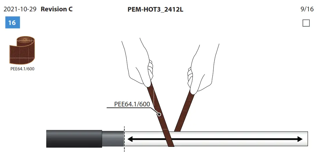 ENSTO HOT3 2412L Heat Shrink Outdoor Term- fig41