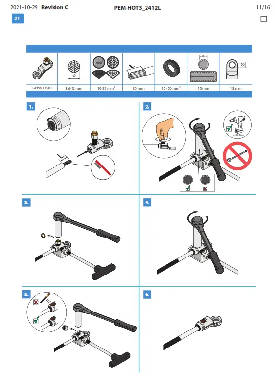 ENSTO HOT3 2412L Heat Shrink Outdoor Term- fig48