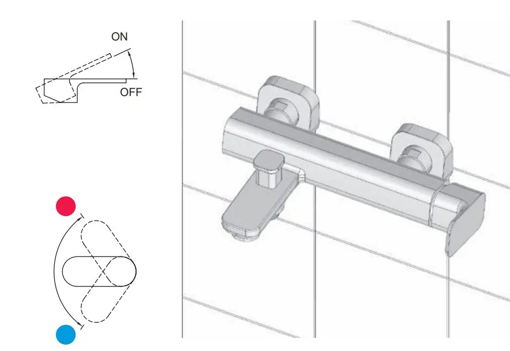 RAVAK 10 Free TD F 022.20 Wall Mounted Bath Water Tap User Guide - How to use