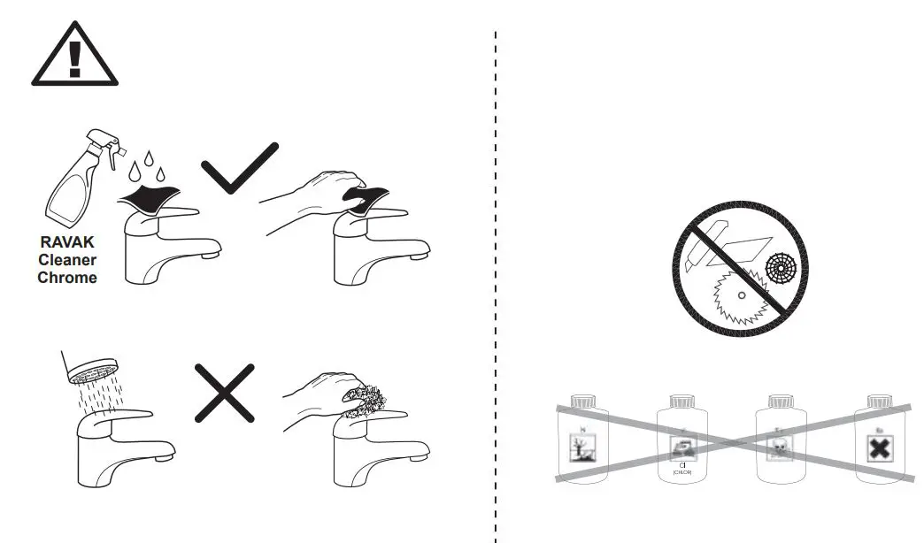 RAVAK 10 Free TD F 022.20 Wall Mounted Bath Water Tap User Guide - How to use