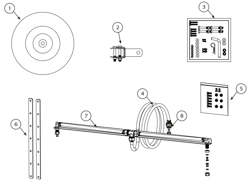 CHAPIN 97761 ATV Trailer Kit - REPLACEMENT PARTS