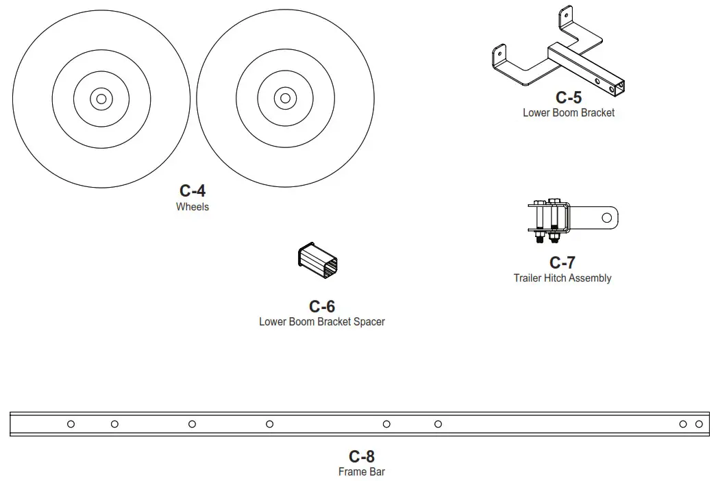 CHAPIN 97761 ATV Trailer Kit - Trailer Hardware2