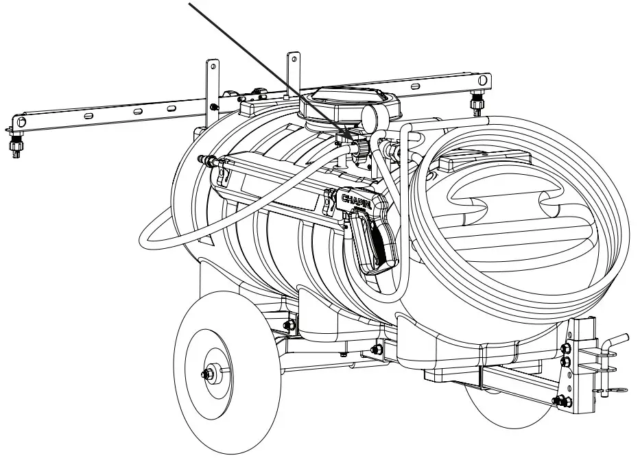 CHAPIN 97761 ATV Trailer Kit - per threaded coupling