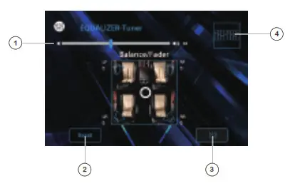 JENSEN CDR171 DVD Multimedia Receiver - Blance Fader