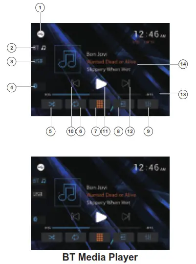 JENSEN CDR171 DVD Multimedia Receiver - Media Player Operation