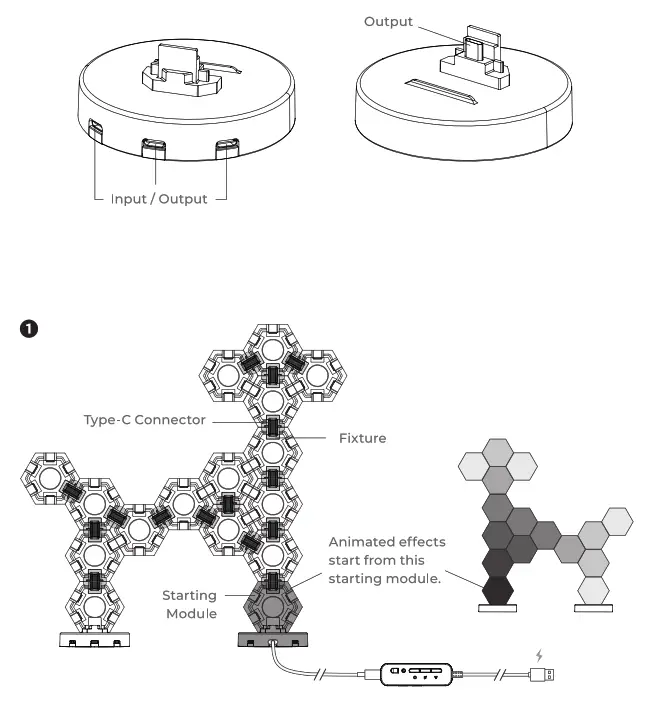 LinkedSparx Syro-Bricks Hexagonal Modules - fig18