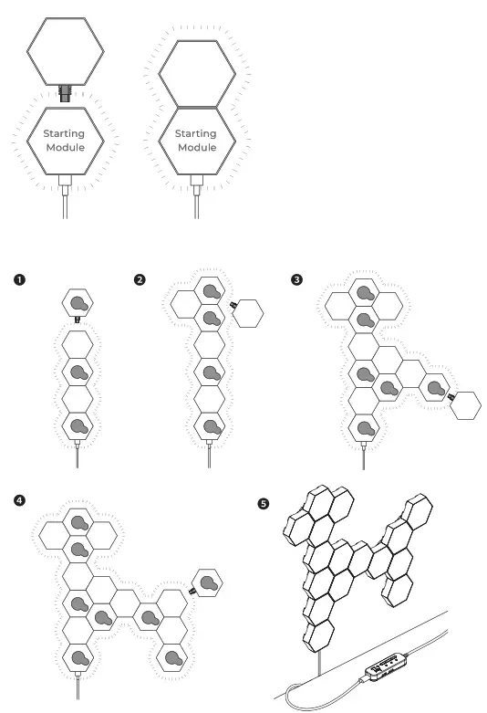LinkedSparx Syro-Bricks Hexagonal Modules - fig25