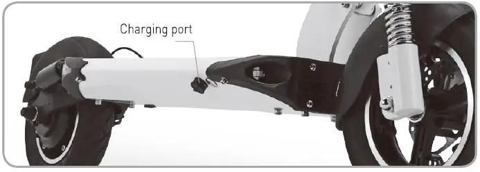 E-scooter W-tec Dealan - CHARGING