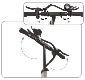 E-scooter W-tec Dealan - Unfold the handles.