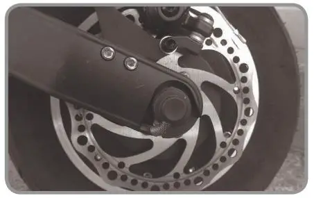 E-scooter W-tec Dealan - plates and disk