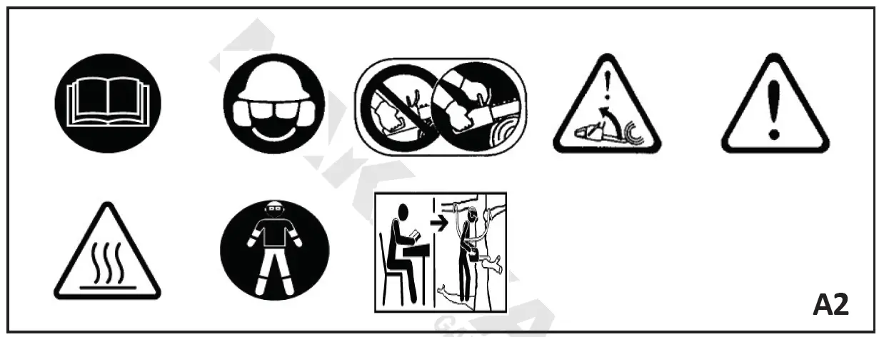 NAKAYAMA PC4600 Air Cooled Gasoline Chainsaw 2