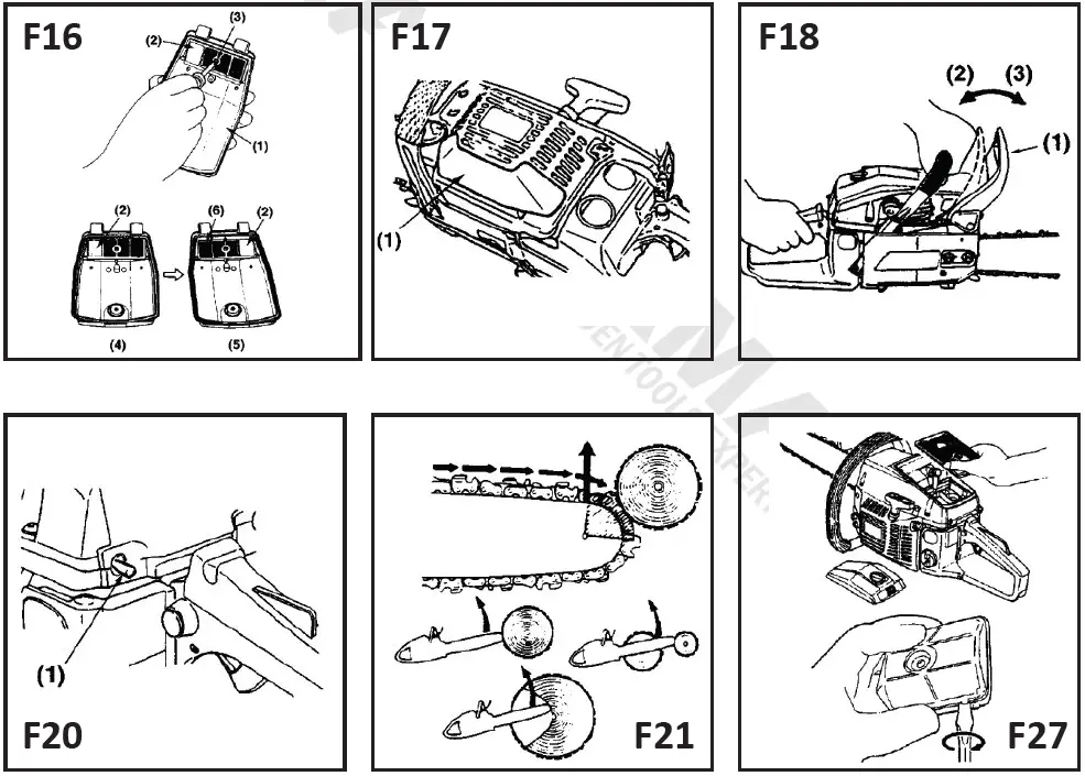 NAKAYAMA PC4600 Air Cooled Gasoline Chainsaw 5