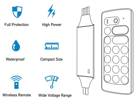 Rayrun-P40-RGB-W-LED-Controller-FIG-1