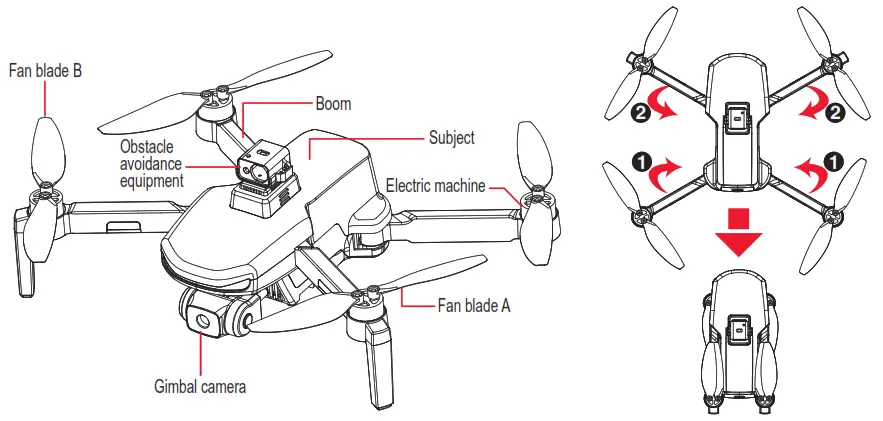 Andoer 3 Axis GPS Aerial Drone - Outdoor1