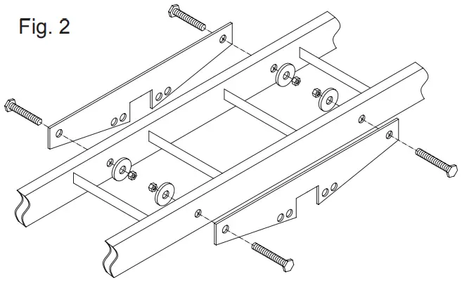 BLACKWIDOW AMC-400 Series Aluminum Folding Motorcycle Carrier - Fig. 2