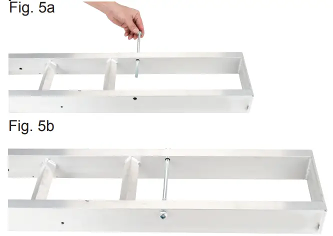 BLACKWIDOW AMC-400 Series Aluminum Folding Motorcycle Carrier - Fig. 5b