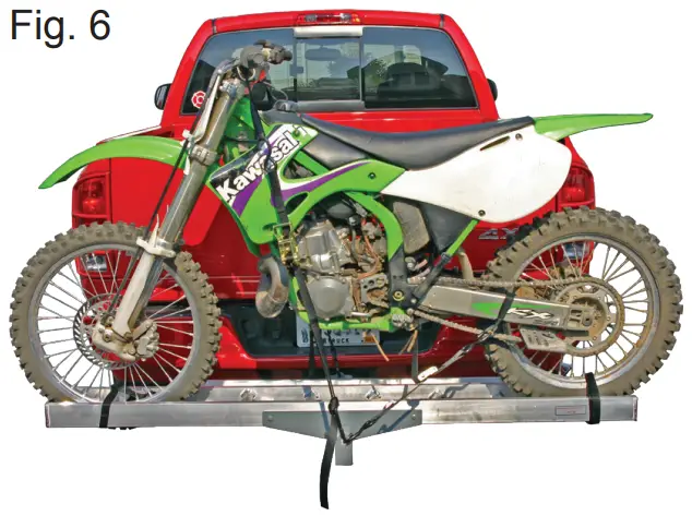 BLACKWIDOW AMC-400 Series Aluminum Folding Motorcycle Carrier - Fig. 6