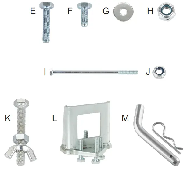 BLACKWIDOW AMC-400 Series Aluminum Folding Motorcycle Carrier -PARTS1