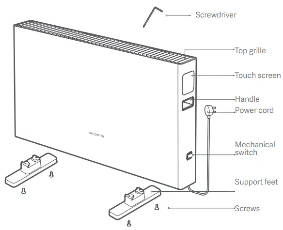 smartmi 1S Smart Convector Heater-FIG2