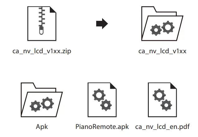 KAWAI CA901 NV LCD Touch Panel - Fig 1