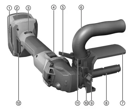 HILTI GPB 6X-A22 Cordless Burnshier Instruction Manual - Overview of the product