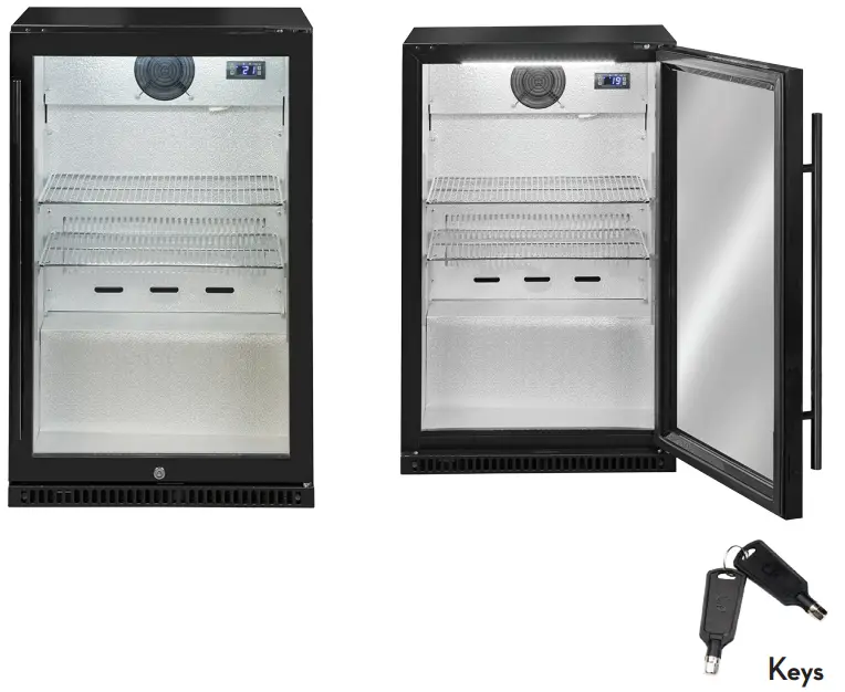 ARTUSI AOF1B Single Door Sheltered Outdoor Refrigerator