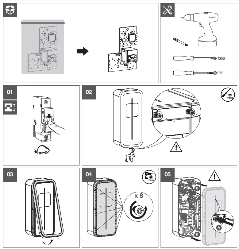 hager XEVA240 Ethernet Card For Witty Charging Station - fig 1