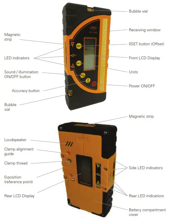 Geo FL 300HV-G EasyGRADE Rotating Laser with Receiver - 10