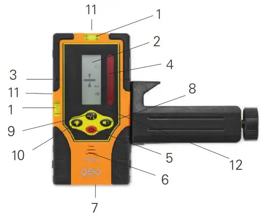 Geo FL 300HV-G EasyGRADE Rotating Laser with Receiver - 8