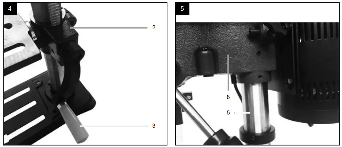 scheppach DP16SL Bench Drill with Cross Line Laser - Fig 3