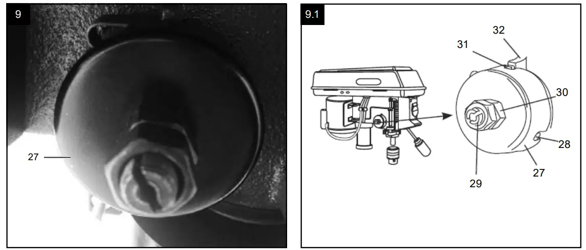 scheppach DP16SL Bench Drill with Cross Line Laser - Fig 5