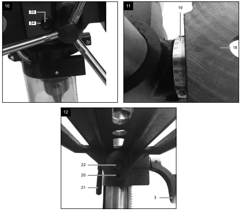 scheppach DP16SL Bench Drill with Cross Line Laser - Fig 6