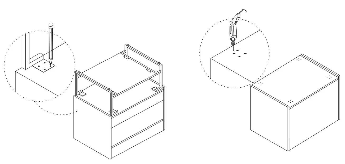 SwissMadison Marseille Vanity 24- Mark Holes