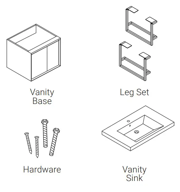 SwissMadison Marseille Vanity 24- PARTS