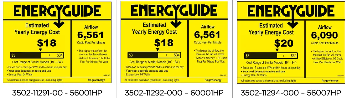QMark DOE Commercial Ceiling Fans - fig