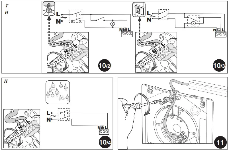 MAICO AWB Series Small Room Ventilation - WIRING DIAGRAMS 2