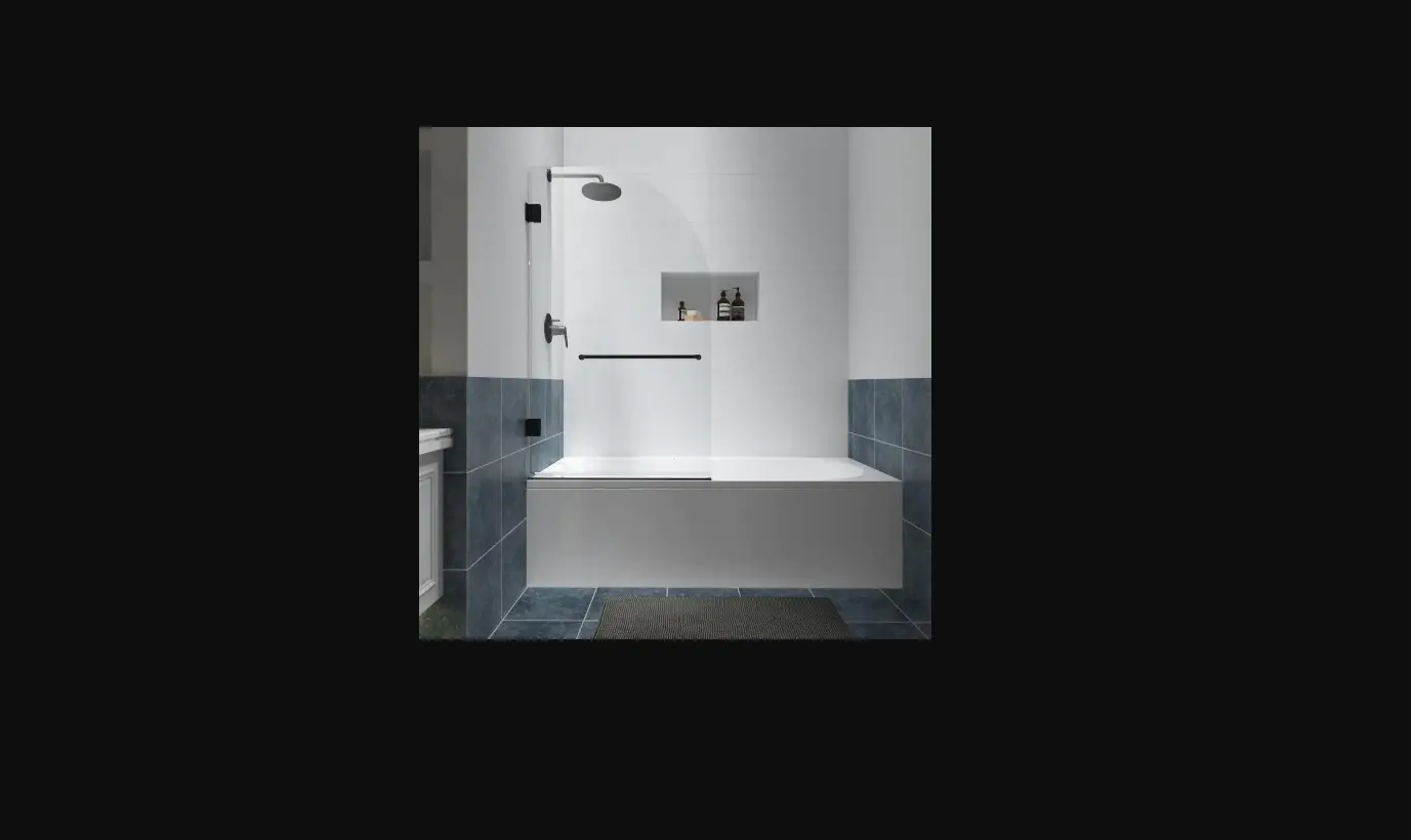 Felyl Fl12013458b Pivot Semi Frameless Tub Door In Matte Black Finish With Clear Tempered Glass Instruction Manual Felyl Fl12013458b Pivot Semi Frameless Tub Door In Matte Black Finish With Clear Tempered Glass Instruction Manual