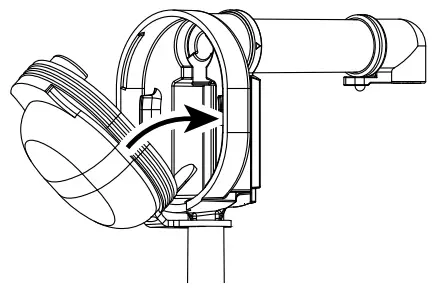 SERVER ESSENTIALS Express Pump Black Plastic - Press dome