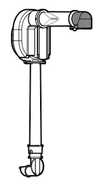 SERVER ESSENTIALS Express Pump Black Plastic - assembled pump