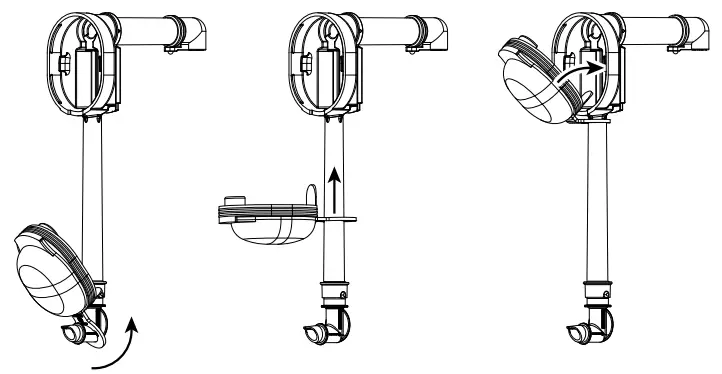 SERVER ESSENTIALS Express Pump Black Plastic - loop of dome