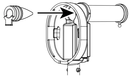 SERVER ESSENTIALS Express Pump Black Plastic - valve open