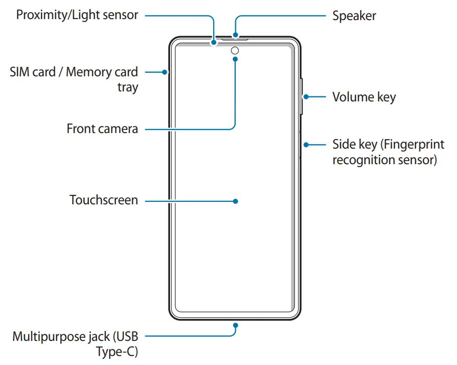 SAMSUNG SM-M515F-DSN Galaxy M51 Smartphone - Fig 1