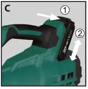 ALDI 709610 20V LI ION Cordless Blower Skin - Assembly 4