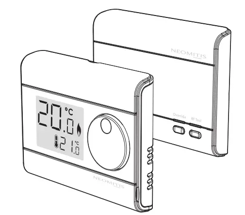 NEOMITIS RTE0RFA Wireless Digital Room Thermostat and Receiver - Fig 17